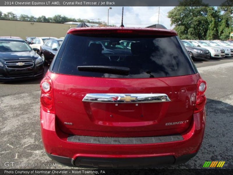 Crystal Red Tintcoat / Jet Black 2014 Chevrolet Equinox LT AWD