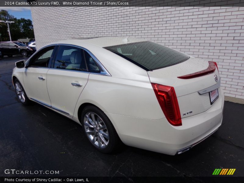 White Diamond Tricoat / Shale/Cocoa 2014 Cadillac XTS Luxury FWD