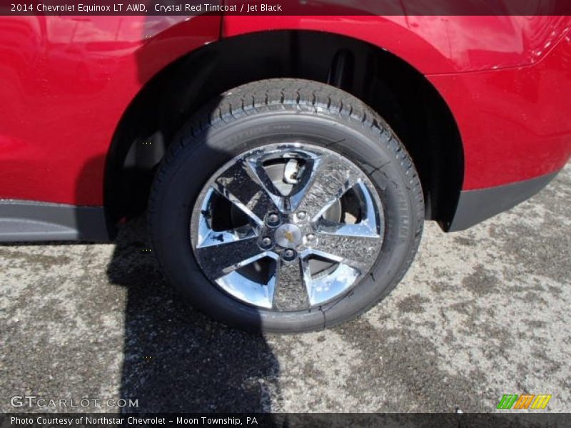 Crystal Red Tintcoat / Jet Black 2014 Chevrolet Equinox LT AWD