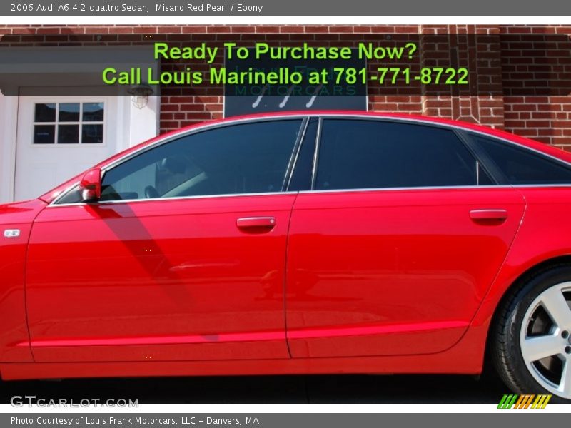 Misano Red Pearl / Ebony 2006 Audi A6 4.2 quattro Sedan