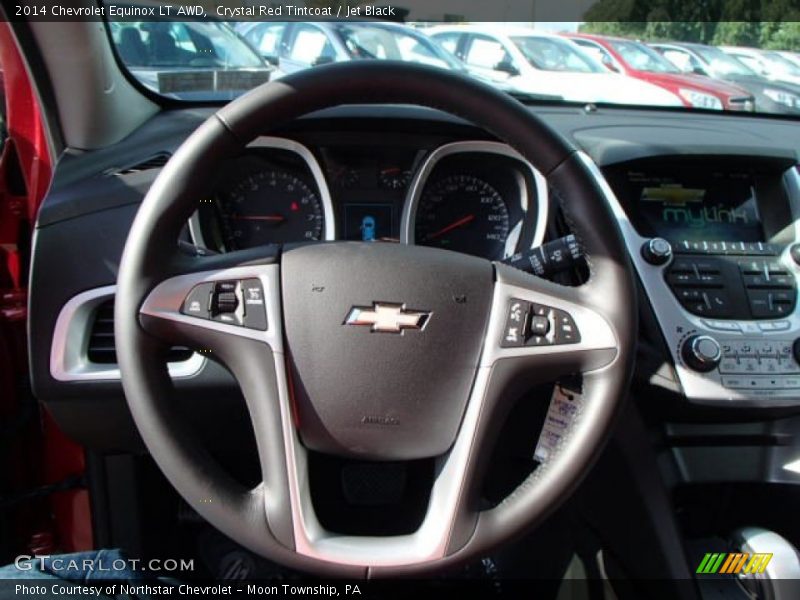 Crystal Red Tintcoat / Jet Black 2014 Chevrolet Equinox LT AWD