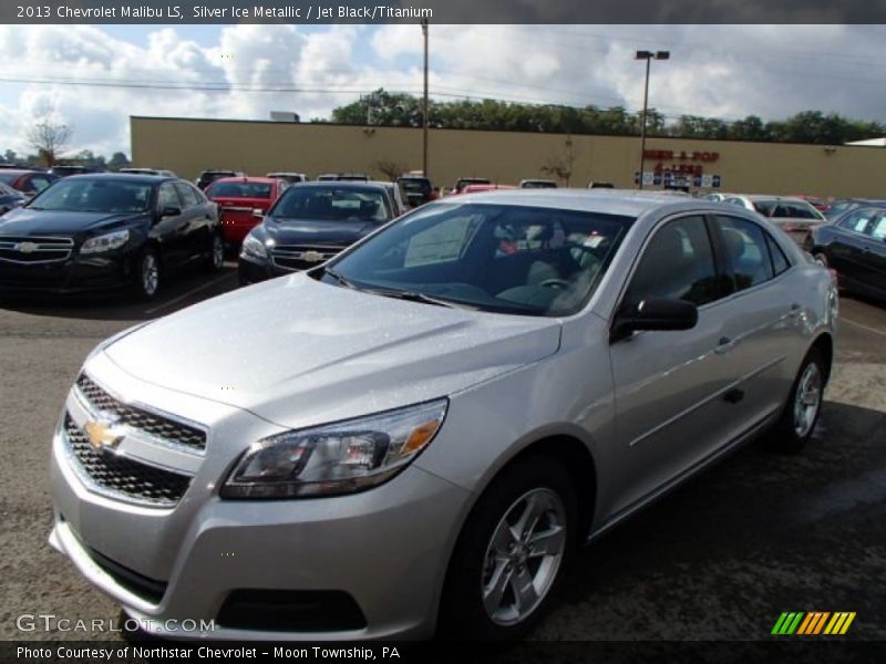 Silver Ice Metallic / Jet Black/Titanium 2013 Chevrolet Malibu LS