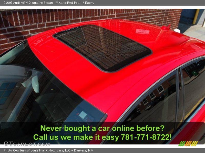Misano Red Pearl / Ebony 2006 Audi A6 4.2 quattro Sedan
