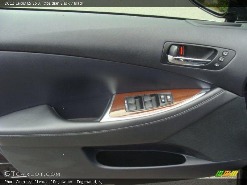Obsidian Black / Black 2012 Lexus ES 350