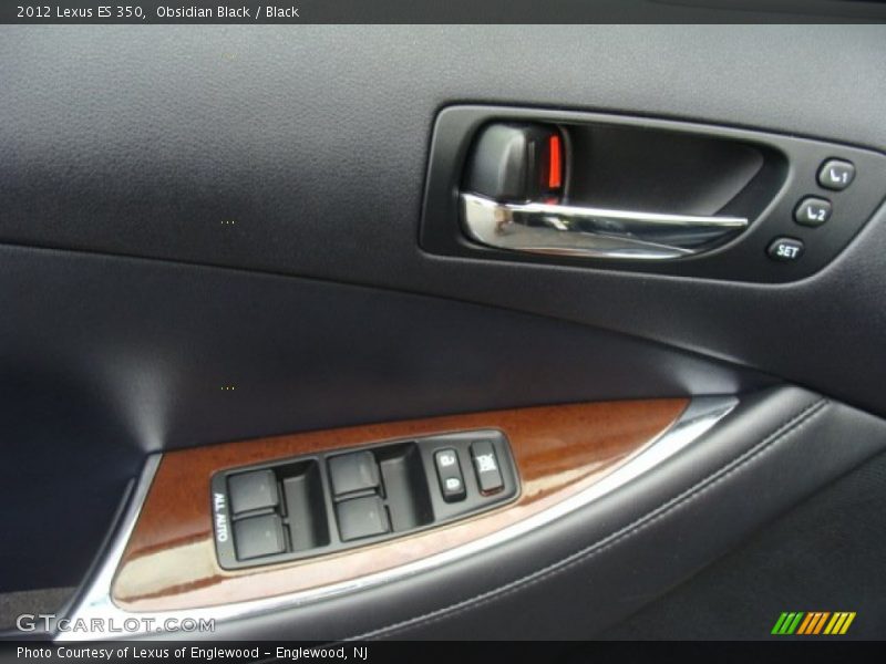 Obsidian Black / Black 2012 Lexus ES 350