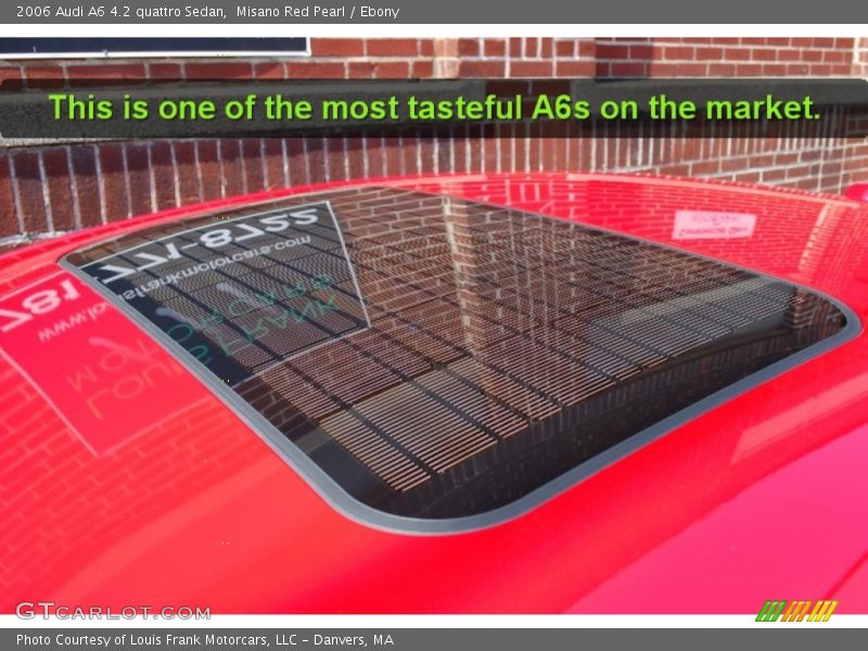 Misano Red Pearl / Ebony 2006 Audi A6 4.2 quattro Sedan