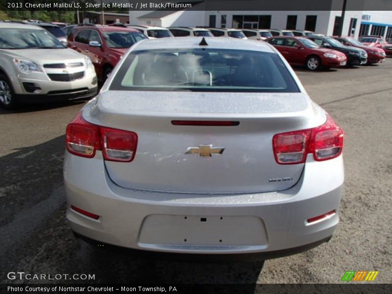 Silver Ice Metallic / Jet Black/Titanium 2013 Chevrolet Malibu LS