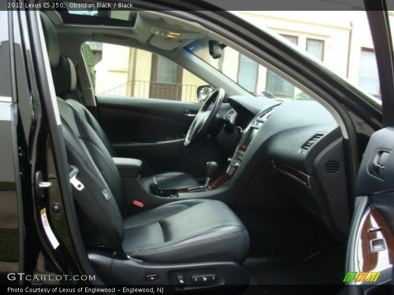 Obsidian Black / Black 2012 Lexus ES 350
