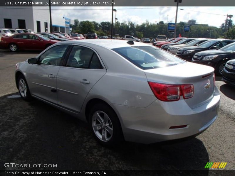 Silver Ice Metallic / Jet Black/Titanium 2013 Chevrolet Malibu LS