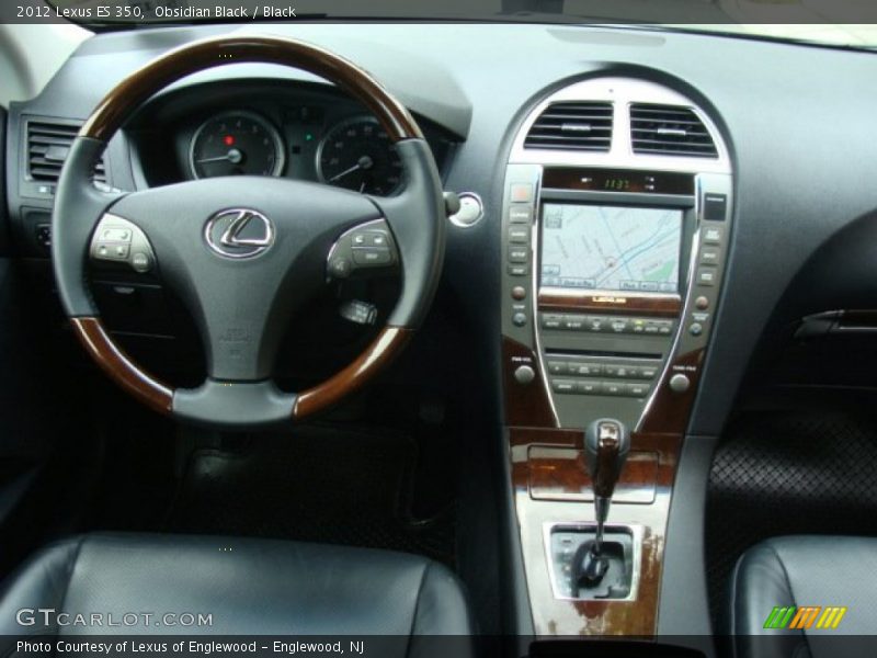 Obsidian Black / Black 2012 Lexus ES 350