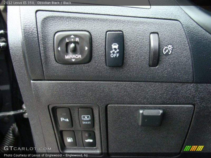 Obsidian Black / Black 2012 Lexus ES 350