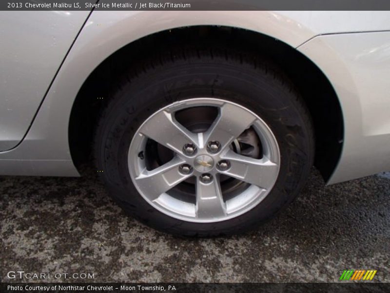 Silver Ice Metallic / Jet Black/Titanium 2013 Chevrolet Malibu LS