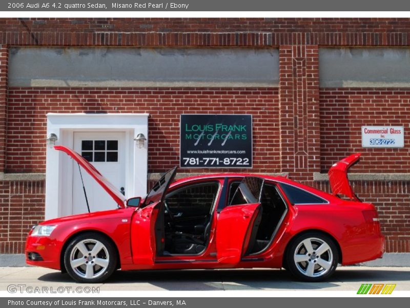 Misano Red Pearl / Ebony 2006 Audi A6 4.2 quattro Sedan
