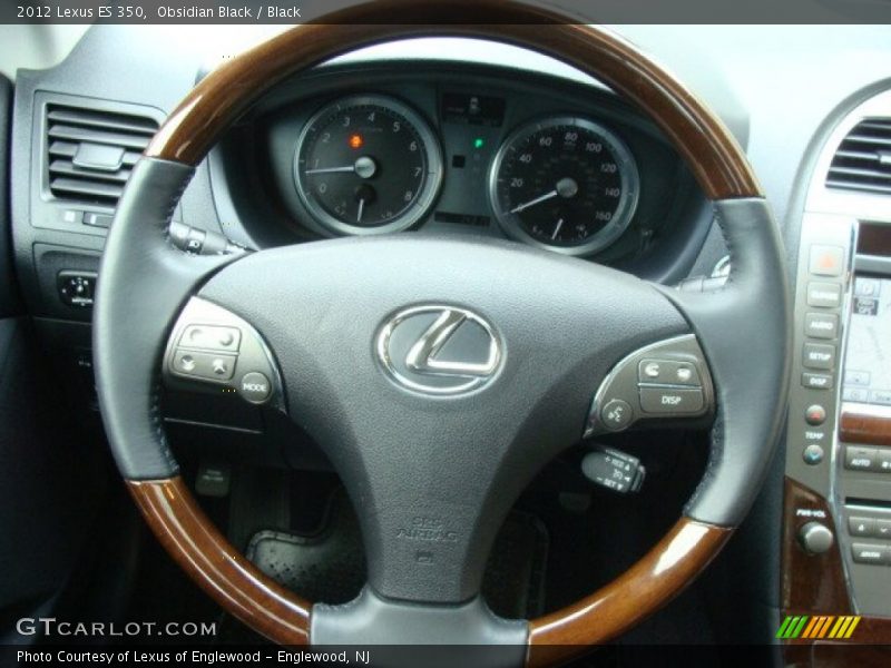 Obsidian Black / Black 2012 Lexus ES 350