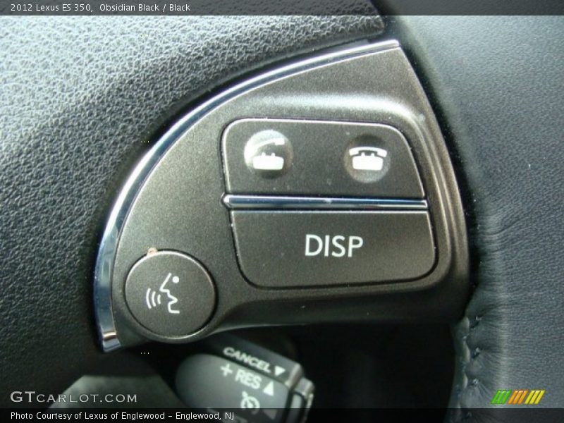Obsidian Black / Black 2012 Lexus ES 350