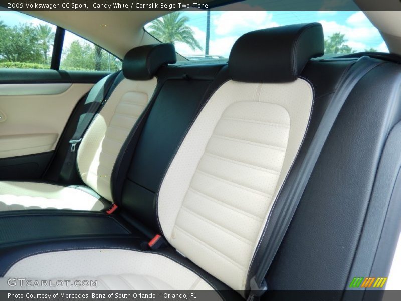 Candy White / Cornsilk Beige Two-Tone 2009 Volkswagen CC Sport