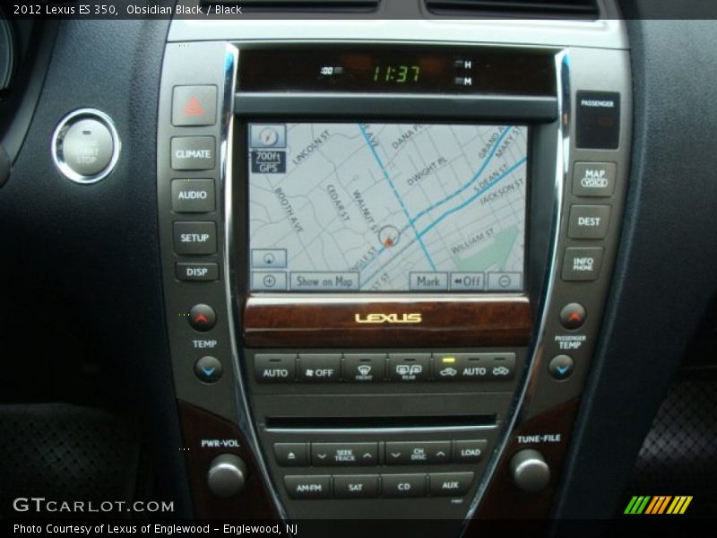 Obsidian Black / Black 2012 Lexus ES 350