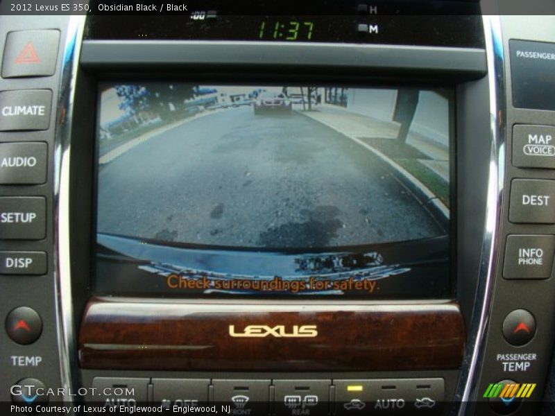 Obsidian Black / Black 2012 Lexus ES 350