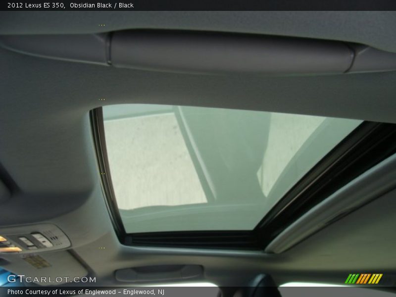 Obsidian Black / Black 2012 Lexus ES 350