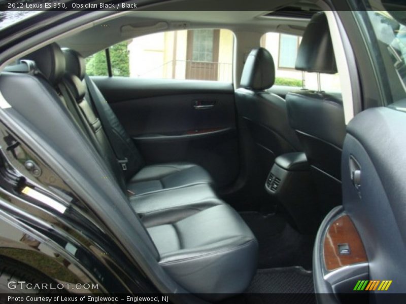 Obsidian Black / Black 2012 Lexus ES 350