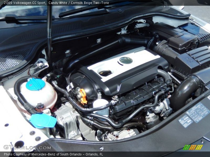 Candy White / Cornsilk Beige Two-Tone 2009 Volkswagen CC Sport