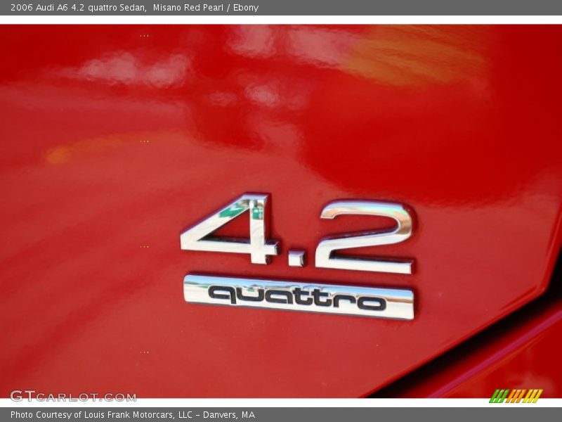 Misano Red Pearl / Ebony 2006 Audi A6 4.2 quattro Sedan