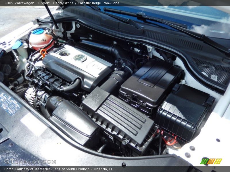 Candy White / Cornsilk Beige Two-Tone 2009 Volkswagen CC Sport