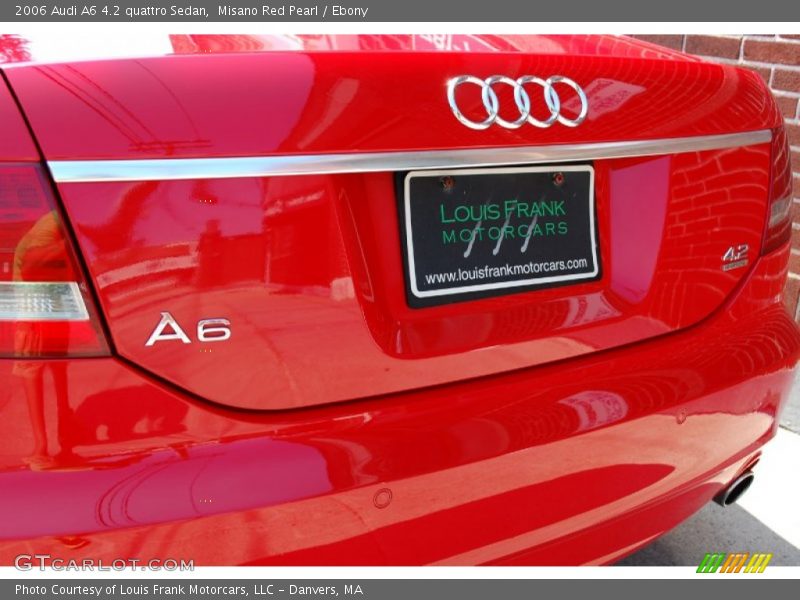 Misano Red Pearl / Ebony 2006 Audi A6 4.2 quattro Sedan