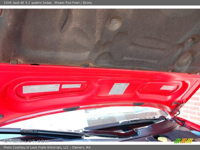 Misano Red Pearl / Ebony 2006 Audi A6 4.2 quattro Sedan