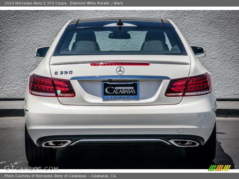 Diamond White Metallic / Black 2014 Mercedes-Benz E 350 Coupe