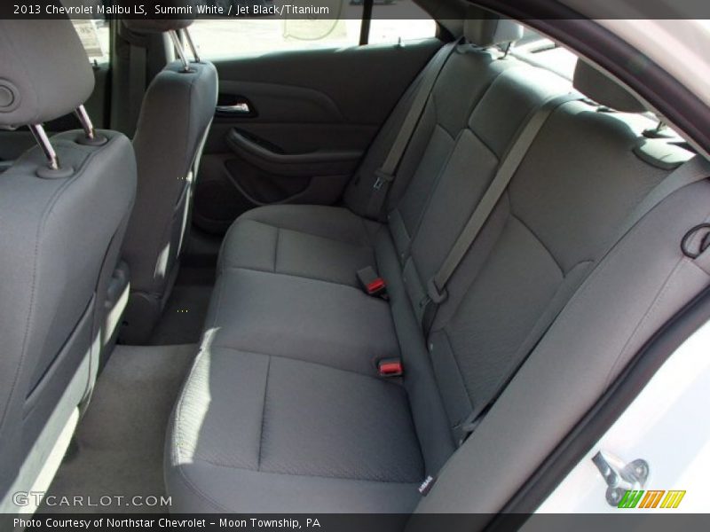 Summit White / Jet Black/Titanium 2013 Chevrolet Malibu LS