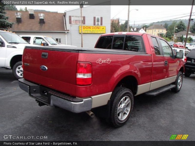 Redfire Metallic / Tan 2007 Ford F150 XLT SuperCab 4x4