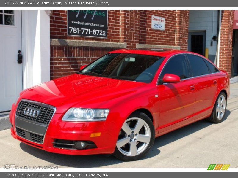 Misano Red Pearl / Ebony 2006 Audi A6 4.2 quattro Sedan