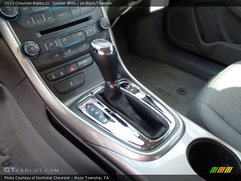Summit White / Jet Black/Titanium 2013 Chevrolet Malibu LS