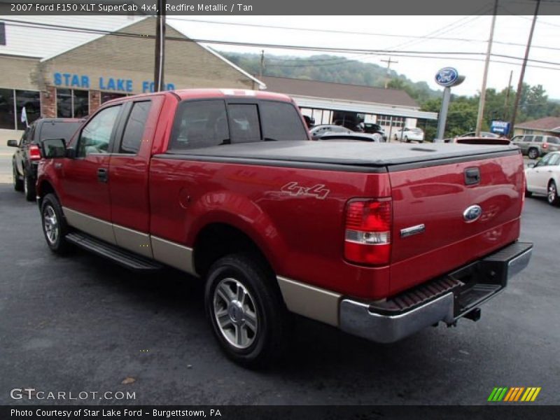 Redfire Metallic / Tan 2007 Ford F150 XLT SuperCab 4x4