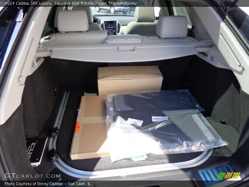 Sapphire Blue Metallic / Light Titanium/Ebony 2014 Cadillac SRX Luxury