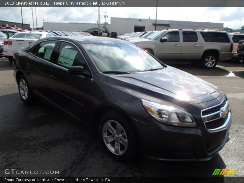Taupe Gray Metallic / Jet Black/Titanium 2013 Chevrolet Malibu LS