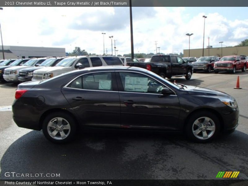 Taupe Gray Metallic / Jet Black/Titanium 2013 Chevrolet Malibu LS