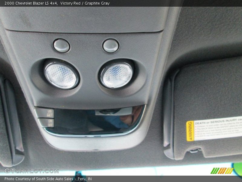 Victory Red / Graphite Gray 2000 Chevrolet Blazer LS 4x4