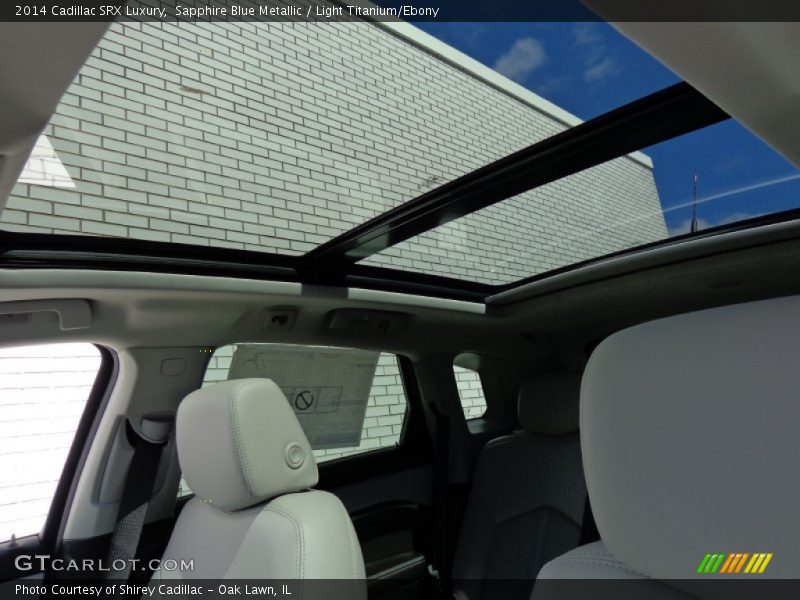 Sapphire Blue Metallic / Light Titanium/Ebony 2014 Cadillac SRX Luxury
