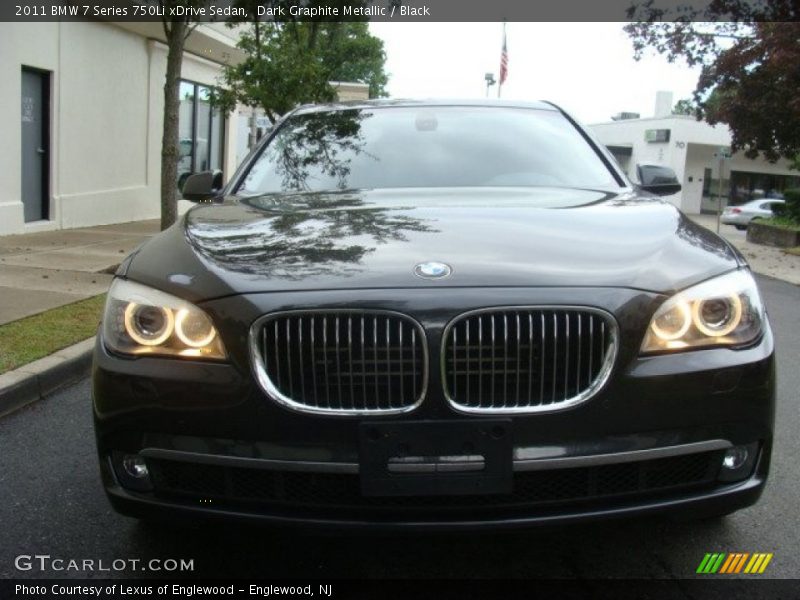 Dark Graphite Metallic / Black 2011 BMW 7 Series 750Li xDrive Sedan