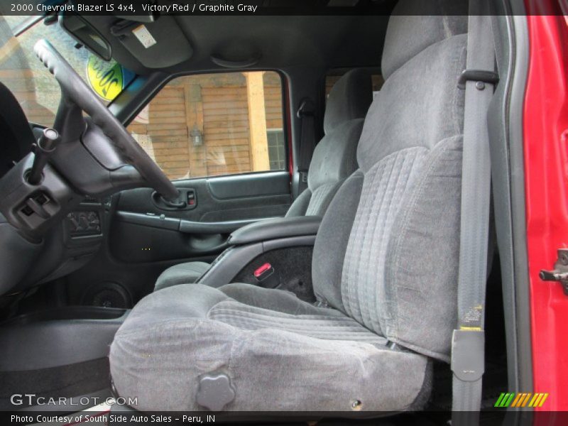 Victory Red / Graphite Gray 2000 Chevrolet Blazer LS 4x4