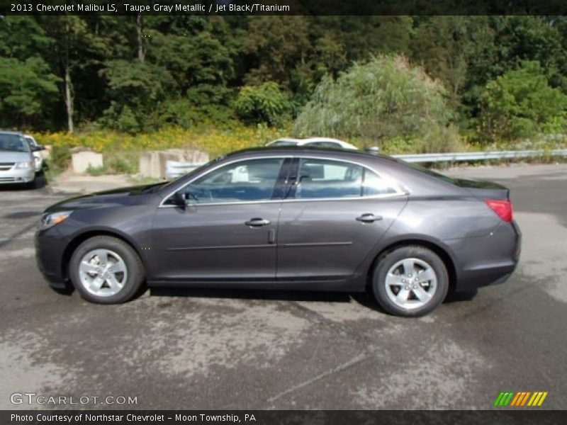 Taupe Gray Metallic / Jet Black/Titanium 2013 Chevrolet Malibu LS