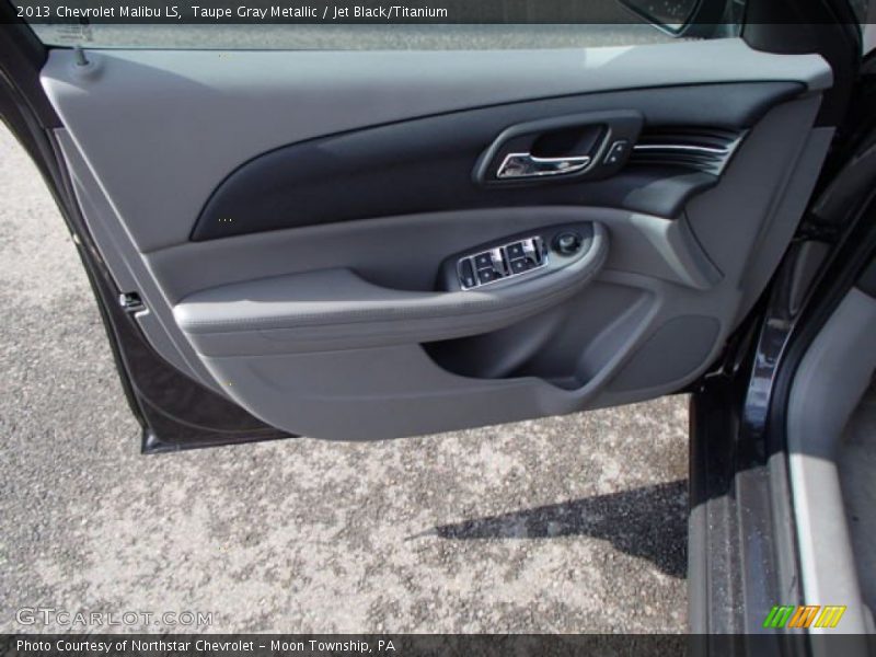 Taupe Gray Metallic / Jet Black/Titanium 2013 Chevrolet Malibu LS