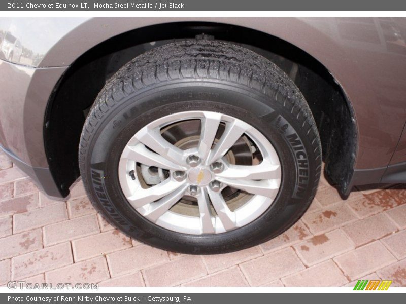 Mocha Steel Metallic / Jet Black 2011 Chevrolet Equinox LT