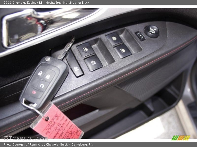 Mocha Steel Metallic / Jet Black 2011 Chevrolet Equinox LT