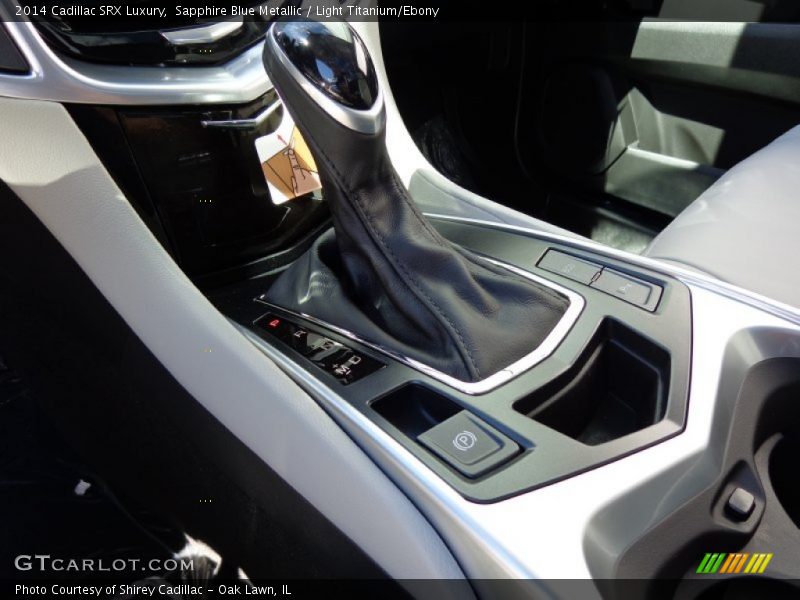 Sapphire Blue Metallic / Light Titanium/Ebony 2014 Cadillac SRX Luxury