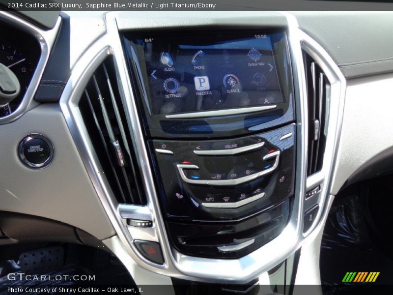 Sapphire Blue Metallic / Light Titanium/Ebony 2014 Cadillac SRX Luxury