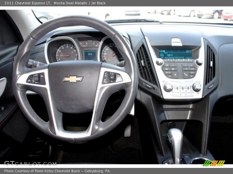 Mocha Steel Metallic / Jet Black 2011 Chevrolet Equinox LT