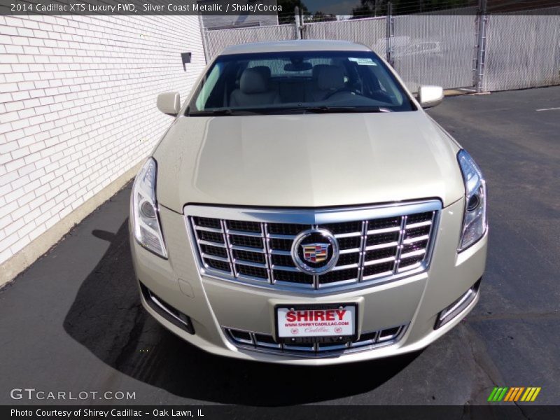 Silver Coast Metallic / Shale/Cocoa 2014 Cadillac XTS Luxury FWD
